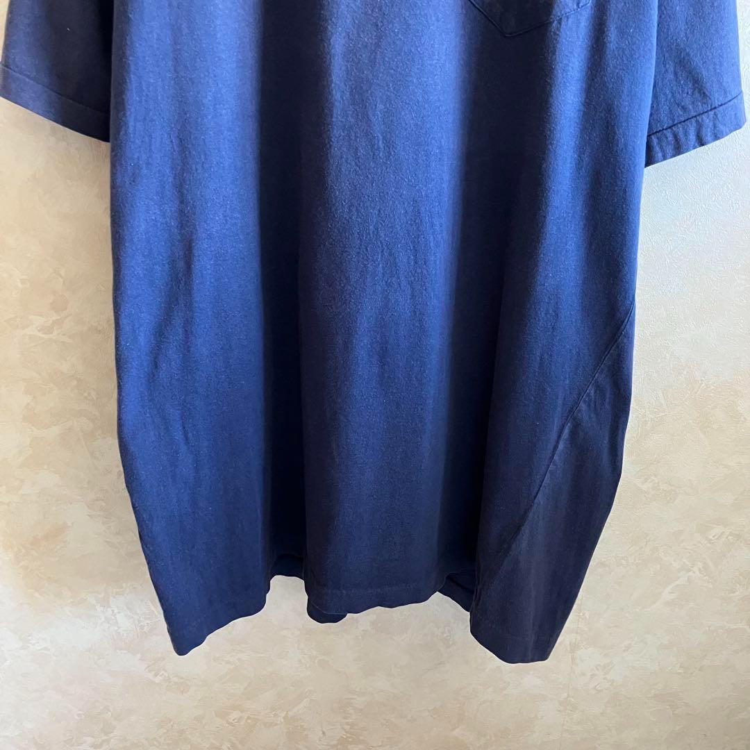 Rare 90 s Made in USA Ralph Lauren Pocket T Shirt Navy XL RRL