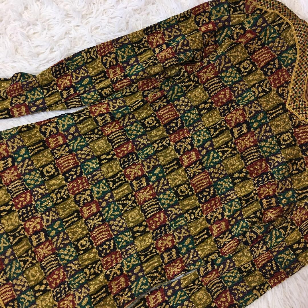 Missoni Women M Orange Tag All-Over Pattern Setup Gold geometric pattern Italy