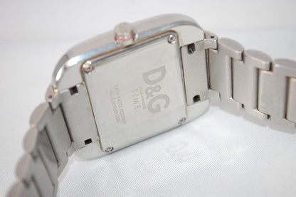Dolce & Gabbana DW0226 Watch Silver Timepiece Men Genuine Authentic Rare