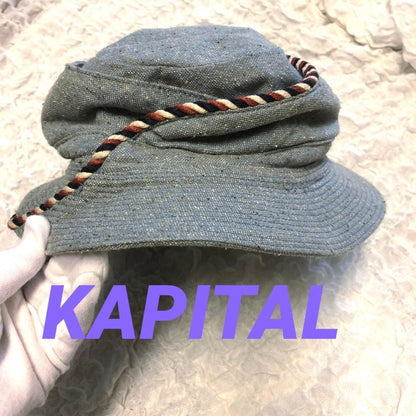 KAPITAL Denim Bucket Hat Cotton Rare Japan Fashion Casual Lightweight
