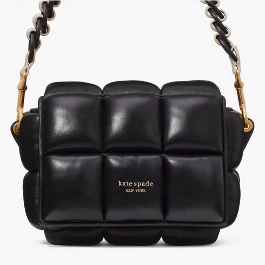Kate Spade Rubix Boxxy Colorblocked Crossbody bag BLACK NO BOX