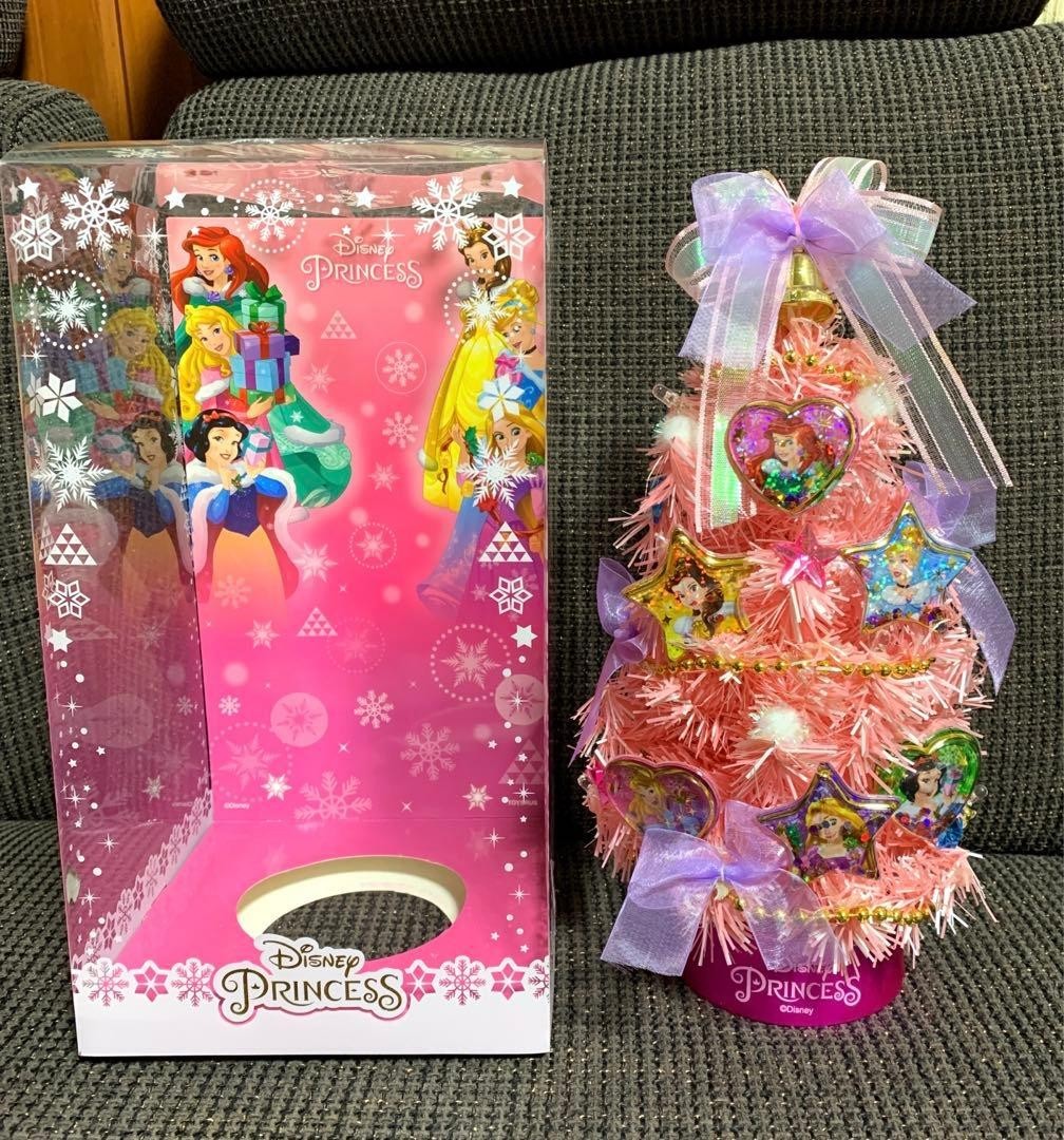 Disney Princess Christmas Tree Mini 28cm Pink
