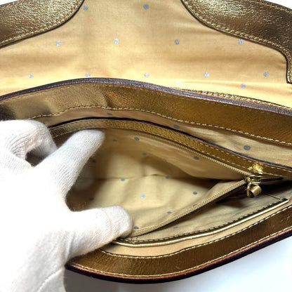 Kate Spade Gold Silver Shoulder Bag