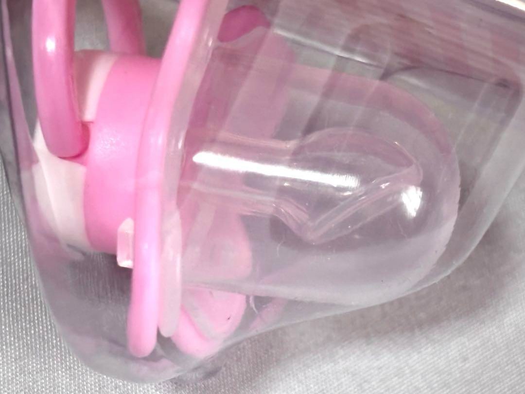 Hello Kitty Baby Bottles (2) + Pacifier & Holder Rare Sanrio Used, Minor