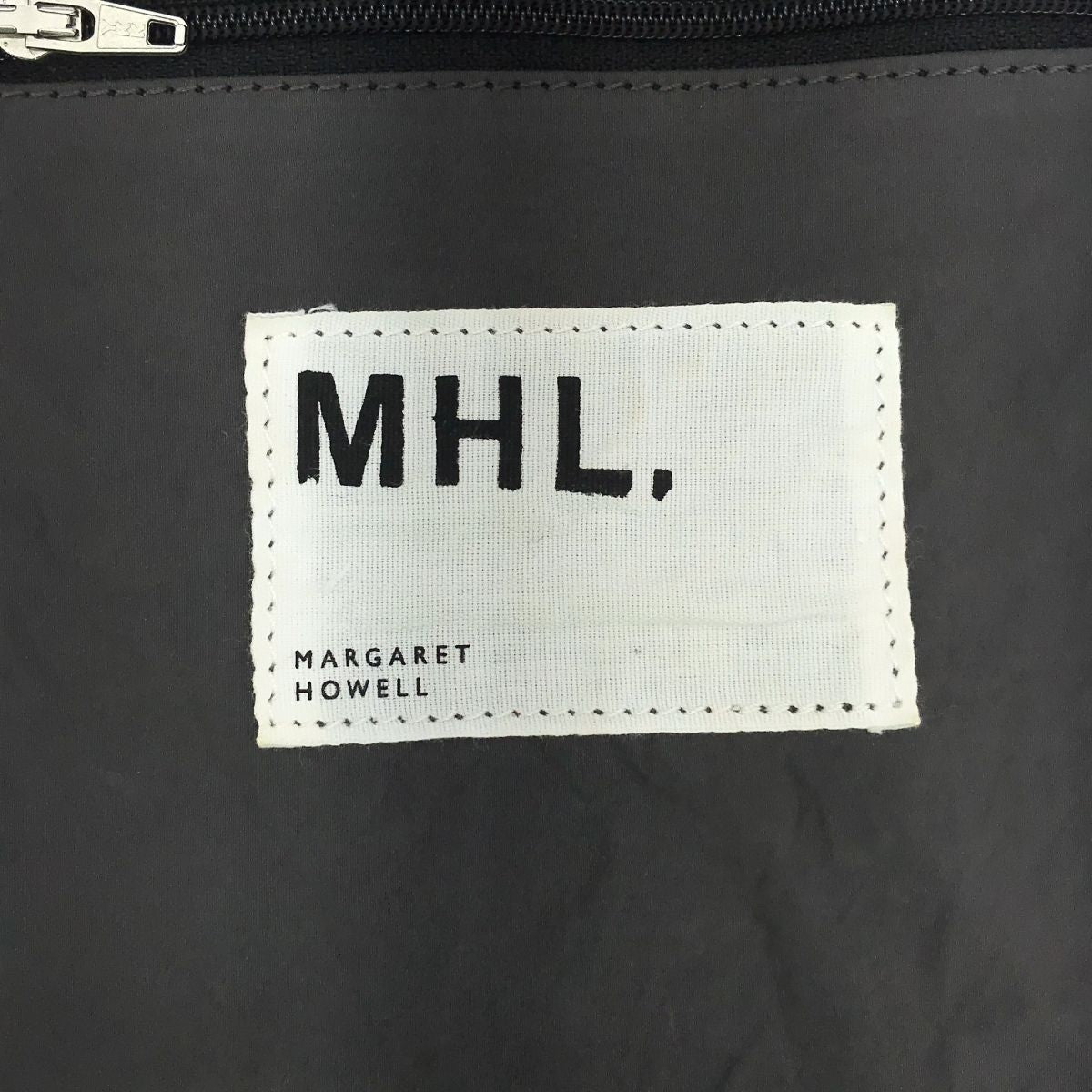 MHL. Margaret Howell Drawstring Shoulder Bag Gray- Used MESC-0