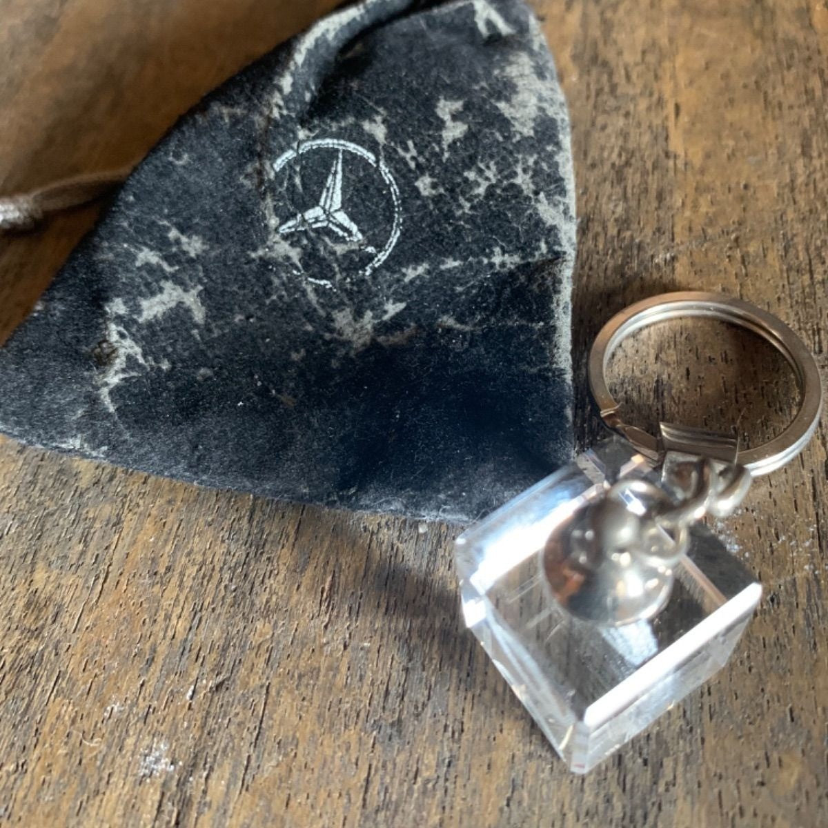 Rare Mercedes Benz Crystal Keychain