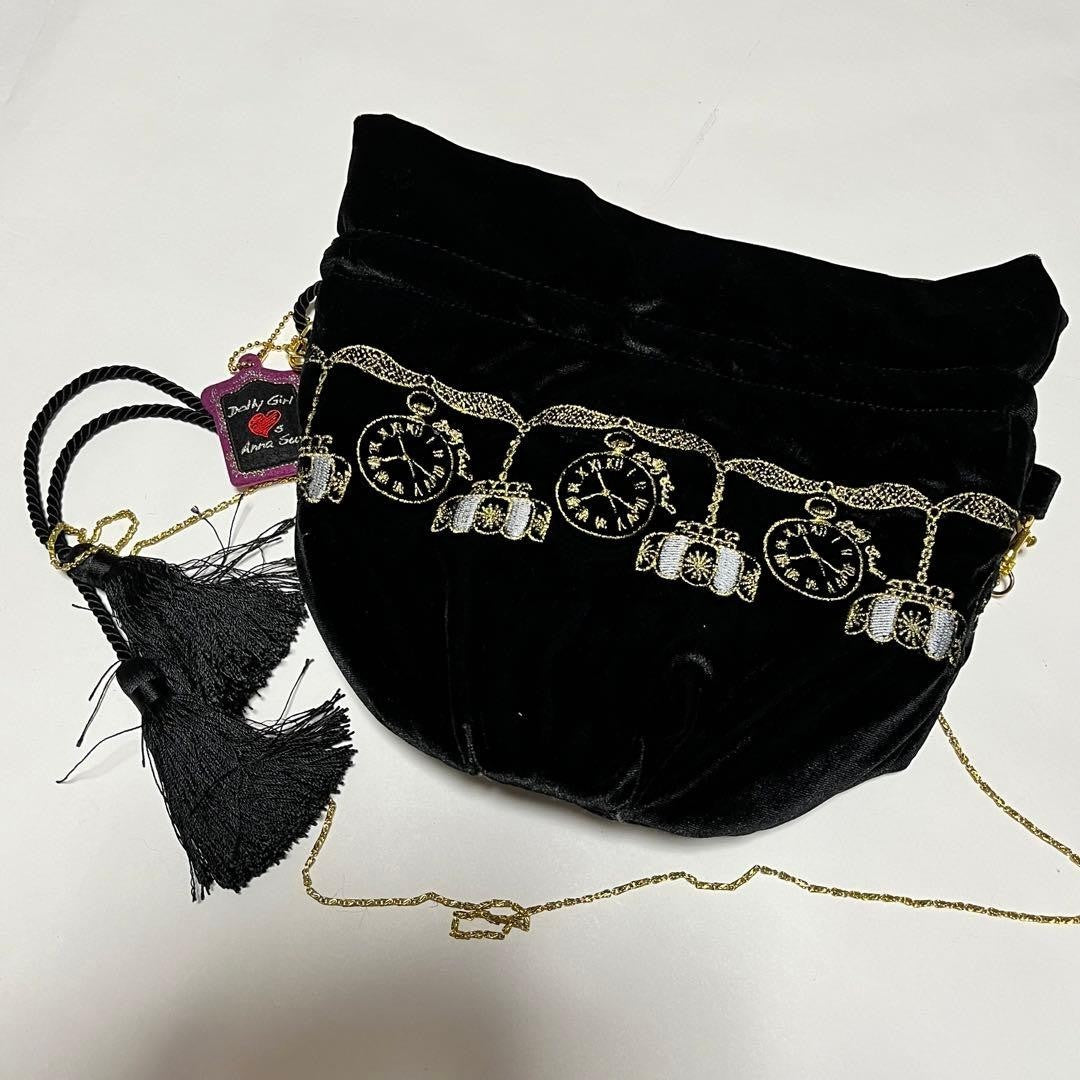 DOLLY GIRL ANNA SUI Shoulder Bag Chandelier Clock From Japan