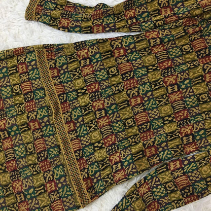 Missoni Women M Orange Tag All-Over Pattern Setup Gold geometric pattern Italy