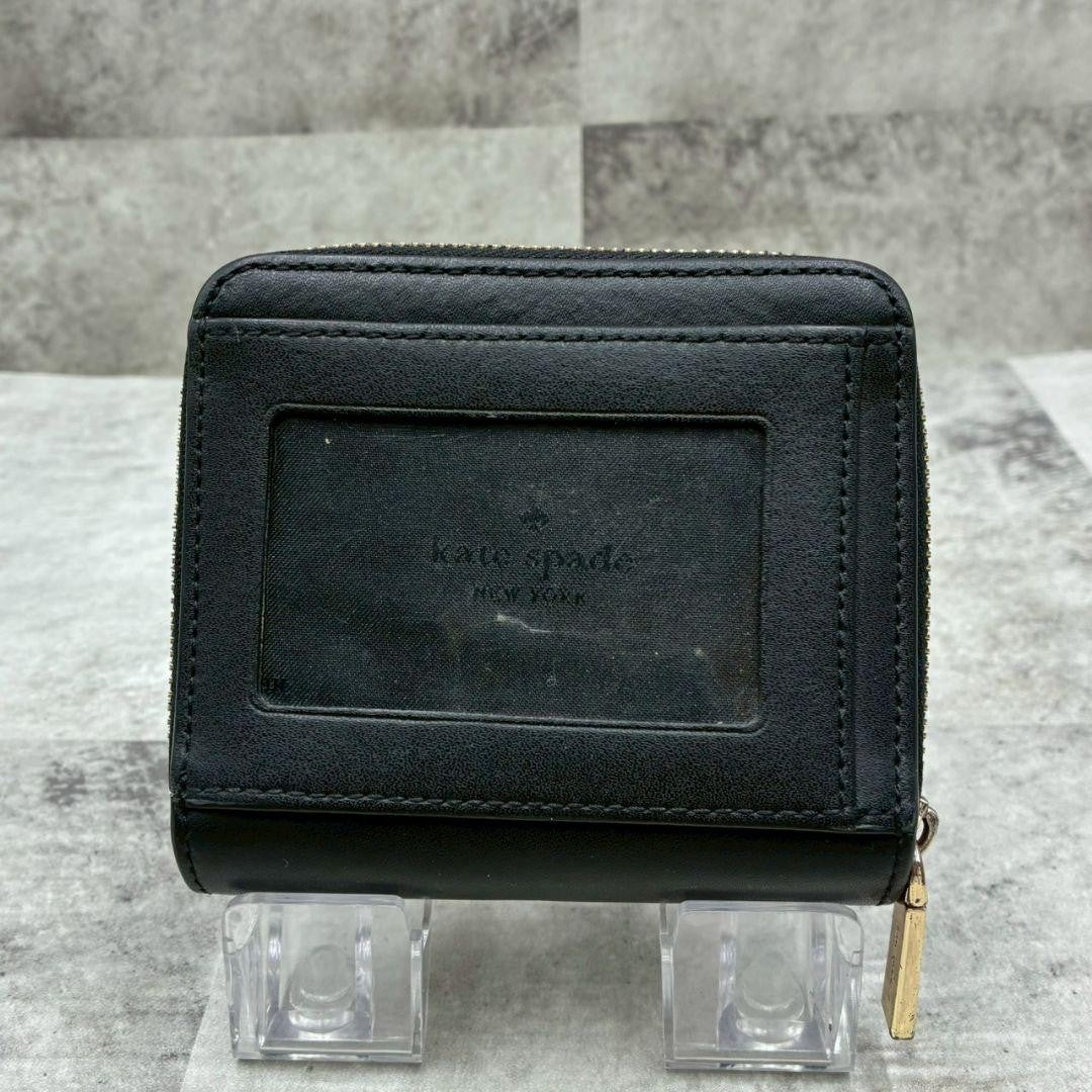 Kate Spade x Disney Aristocats Marie Cat Mini Wallet Black Used From Japan