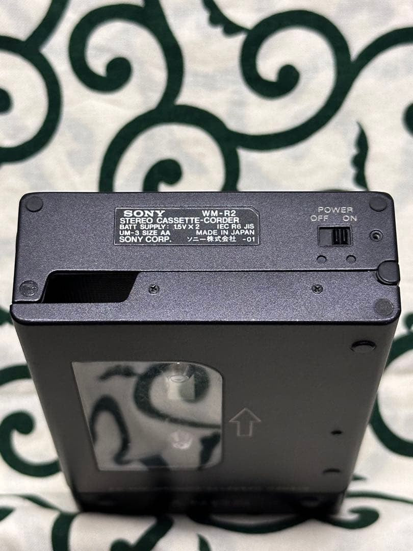 SONY WM-R2 Stereo Cassette Walkman, cleaned, includes instruction manual.