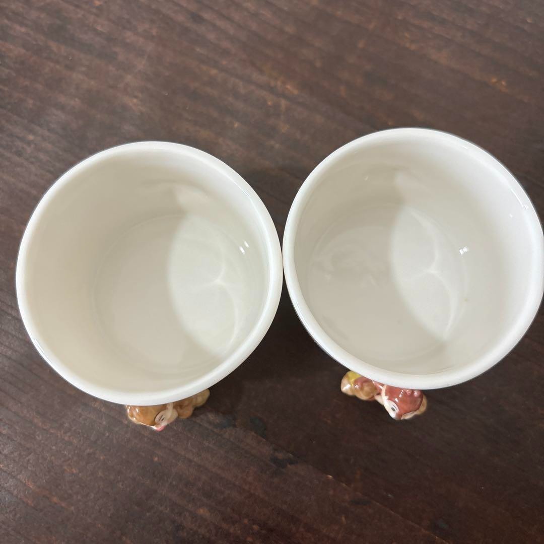 Disney Chip & Dale Ceramic Nut Cup Accessories Used