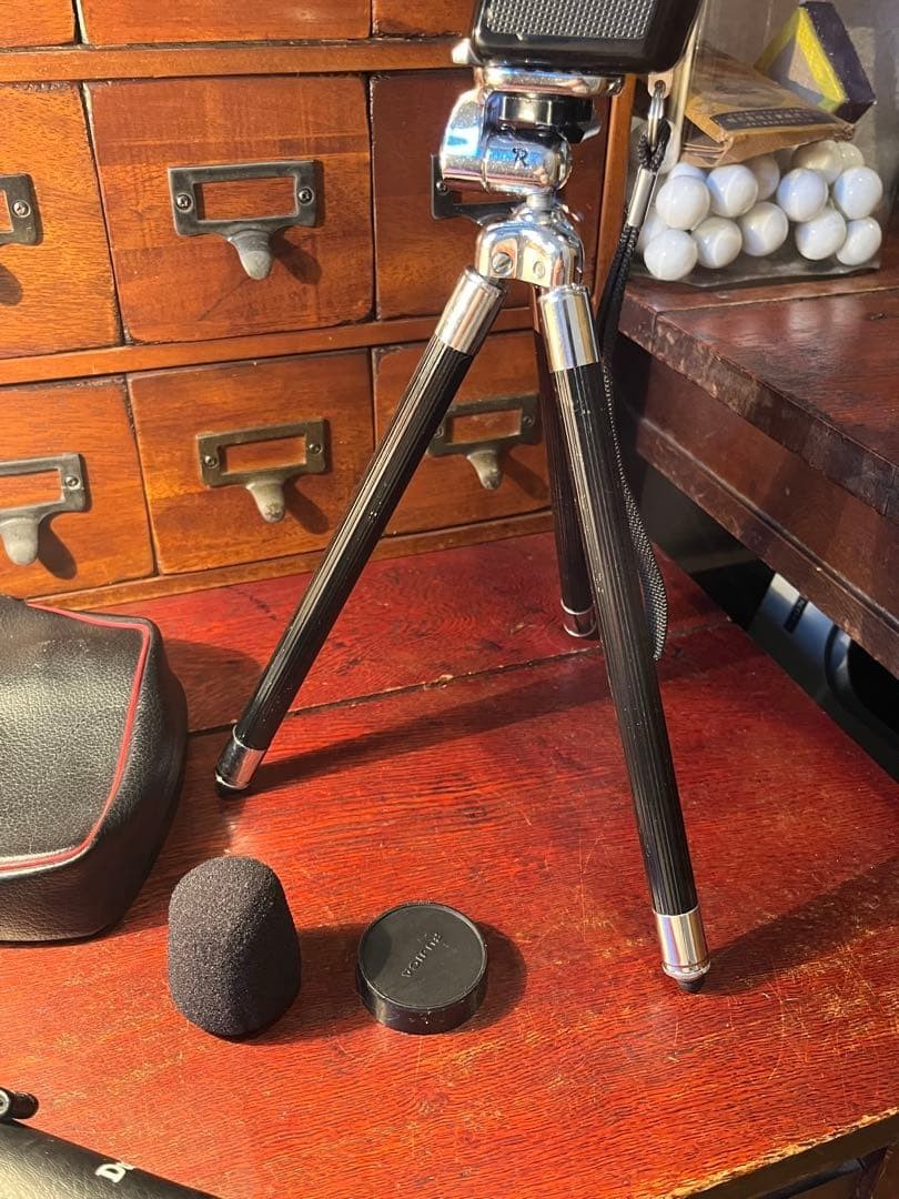 FUJICA 8mm Camera with Tripod For Interior Decor or Display Showa Retro