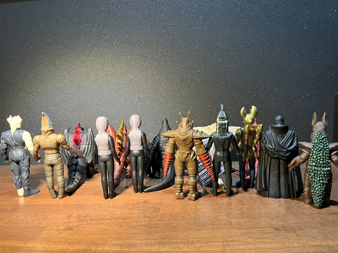 Bandai Ultra Kaiju 500 Series Sofubi Set 14 Figures Lot Authentic Rare