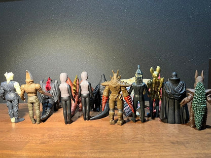 Bandai Ultra Kaiju 500 Series Sofubi Set 14 Figures Lot Authentic Rare