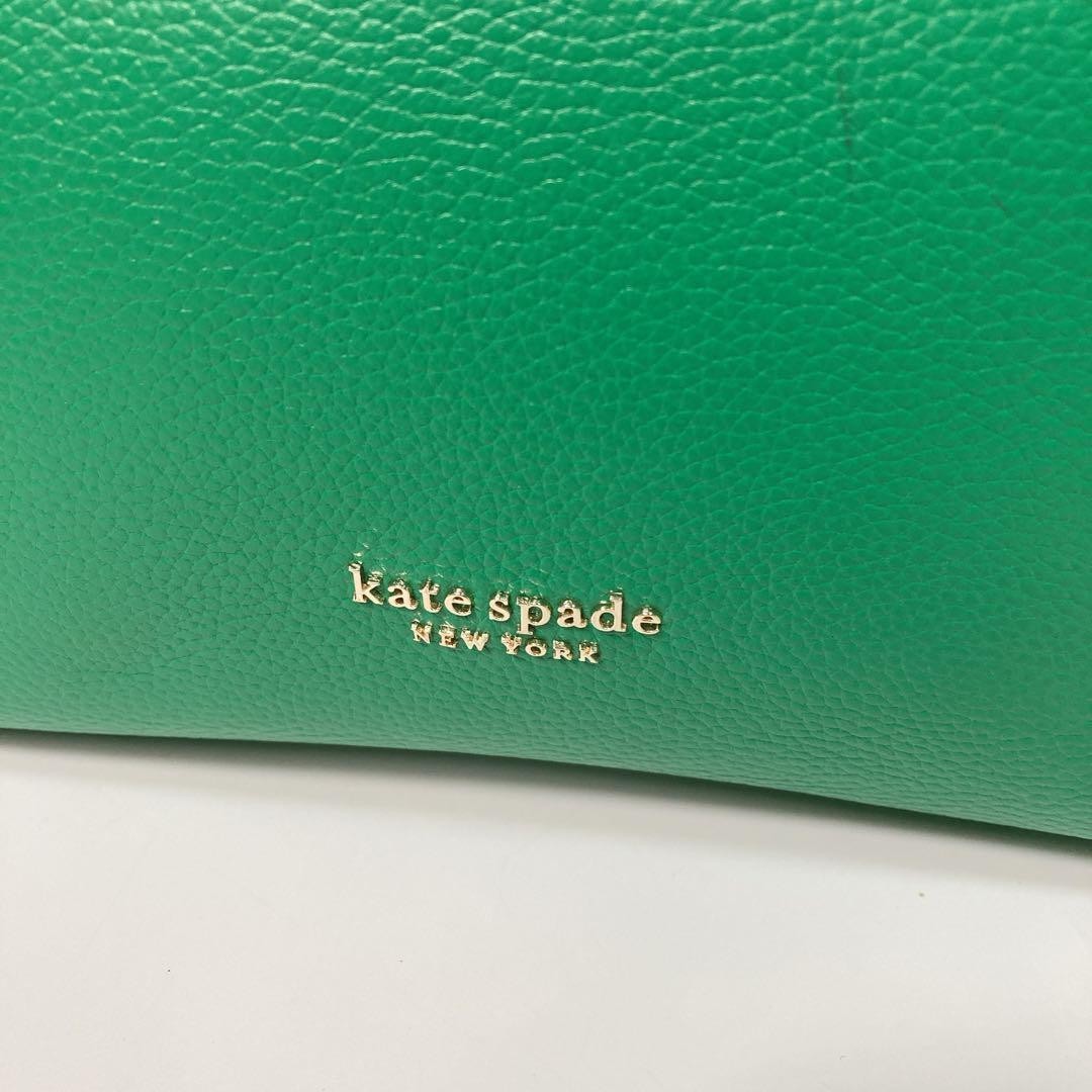 Kate Spade 2way Handbag Shoulder Bag Knot Medium Satchel Green