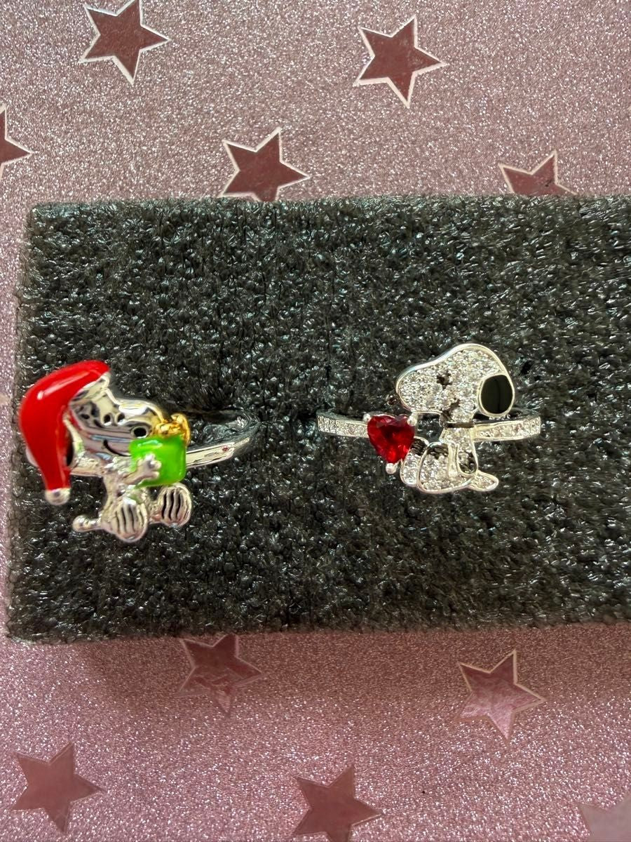 Snoopy Jewelry Set 8pcs Necklace Earrings Ring Size 9 Watch Keychain Rare Gift