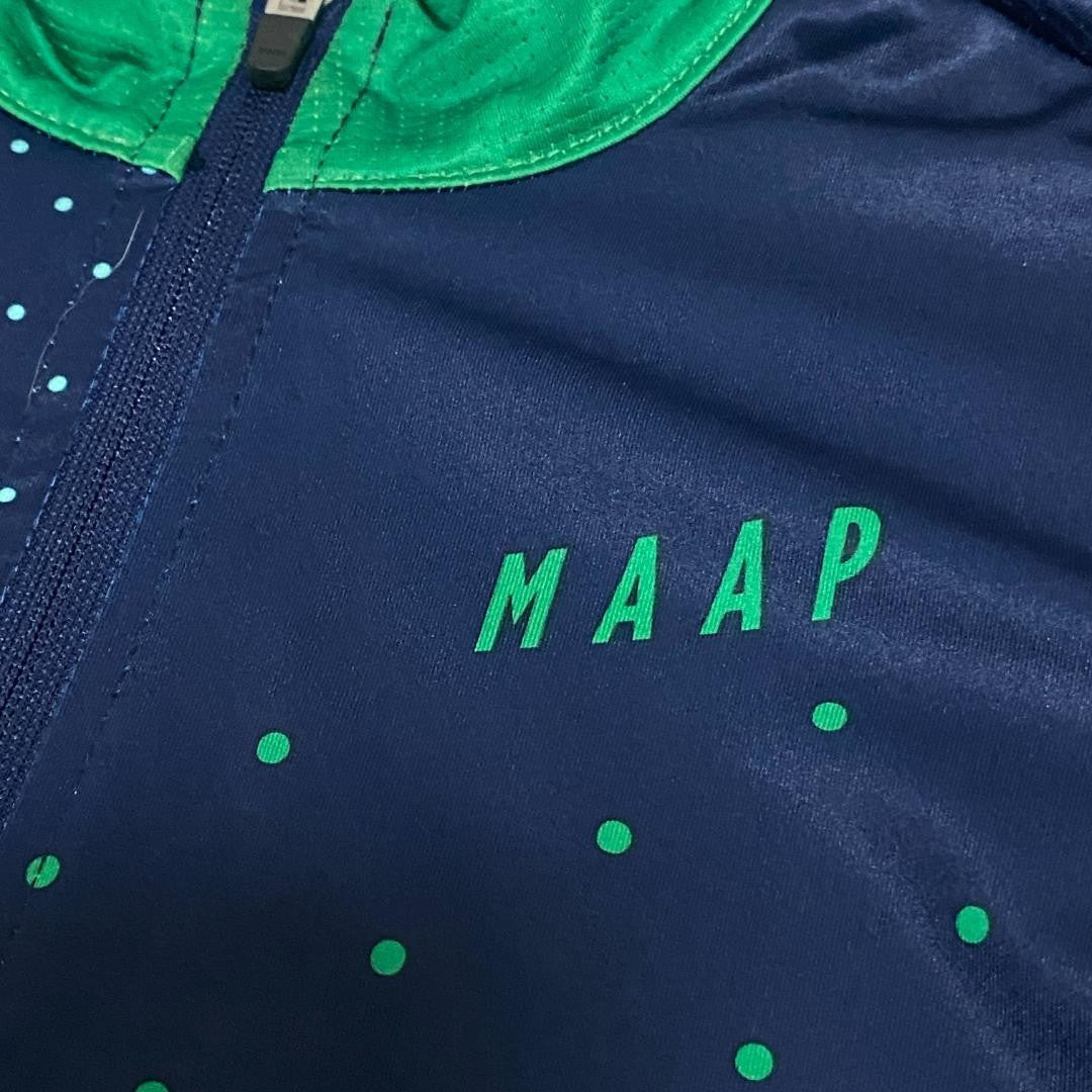 MAAP Women's Jersey XS Navy x Green