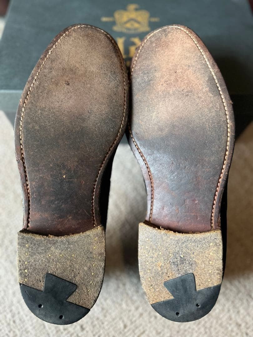 Alden Shoes 36204F Tassel Loafers Navy Suede Leather Men Size US 7.5 B/D