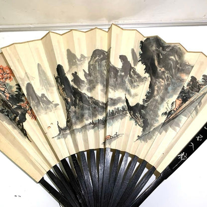 Extra folding fan, made in China, wall hanging, Chinese souvenir