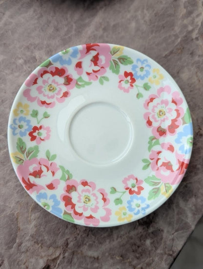CathKidston Cup & Saucer Set 4 Pieces Vintage Excellent Condition