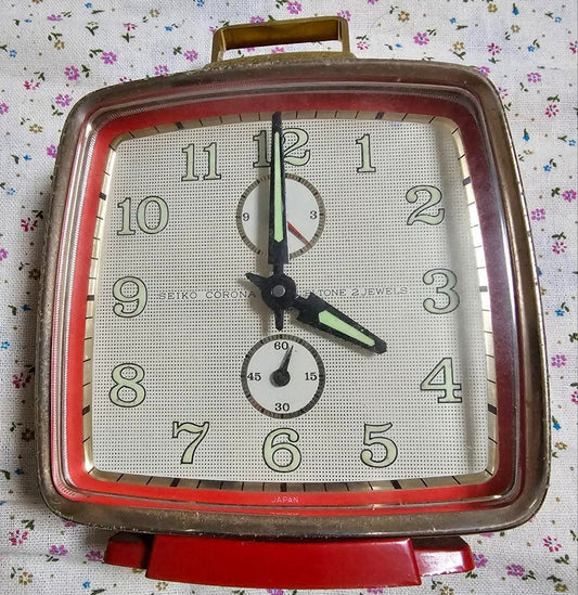 Japanese Vintage SEIKO Showa Retro Sentai Clock