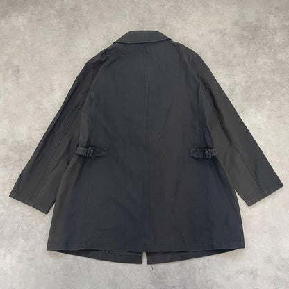 Burberry London Nova Check Trench Coat Cotton Black 15/XXL (US: XL)