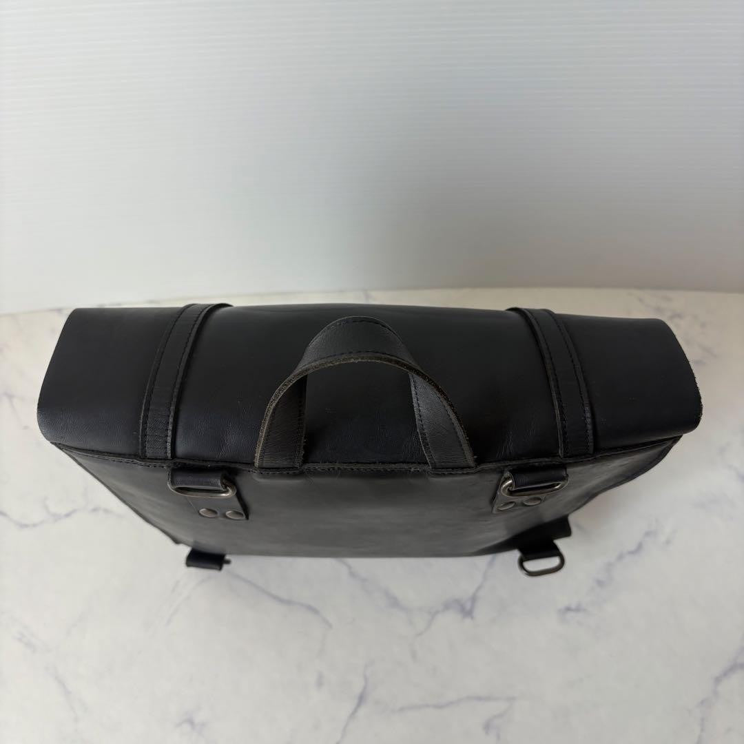 Jean Paul Gaultier Skull Leather Backpack 25cm Black Rare Design