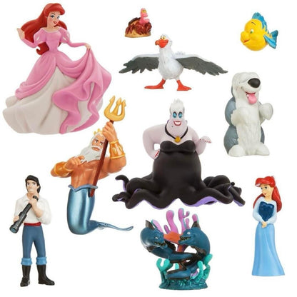 Ariel The Little Mermaid Figure Limited Disney Prince Eric Ursula King Triton