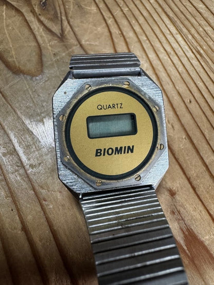 【Rare】Suntory Biomin C Novelty Item Digital Quartz Watch