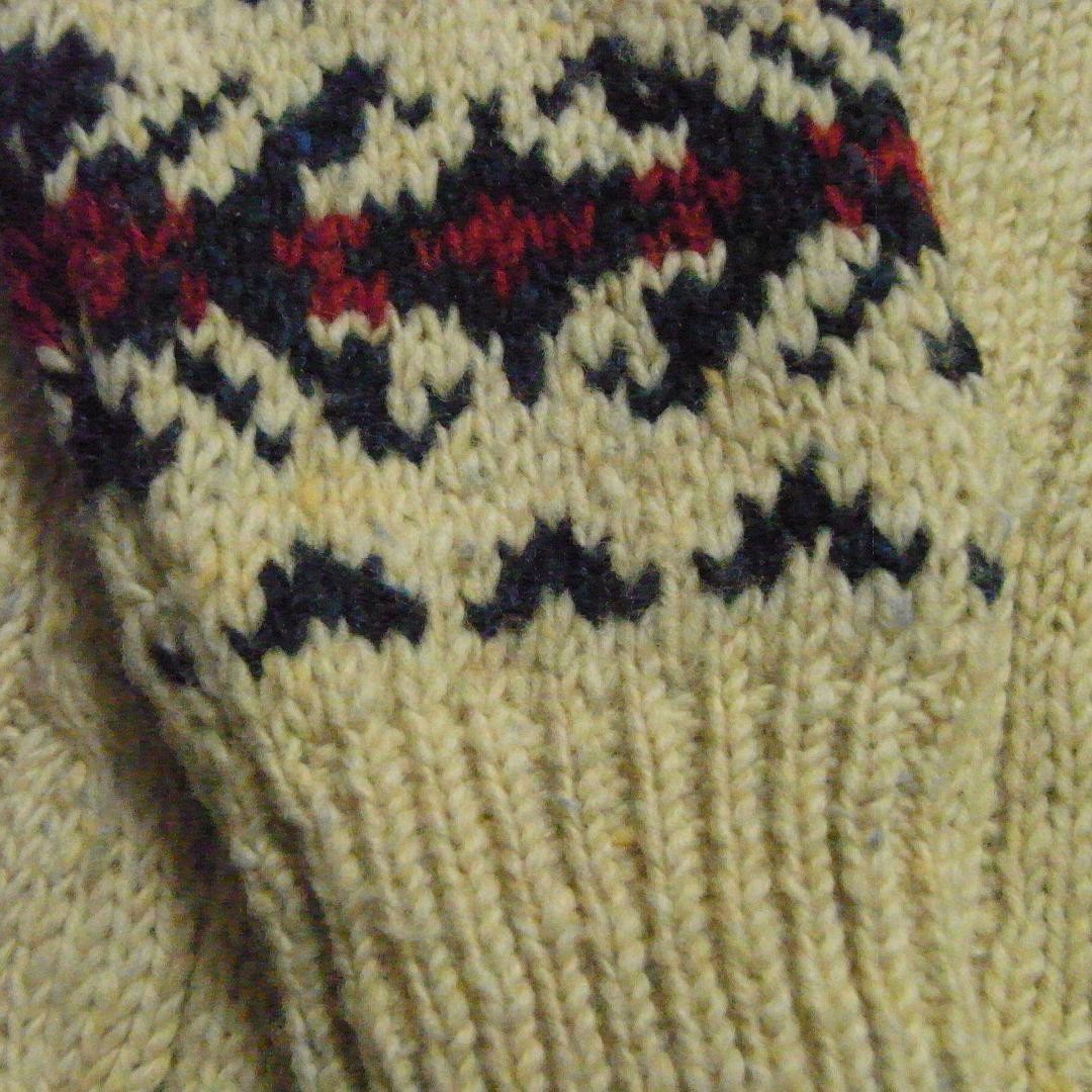 Howlin' By Morrison Knit Cardigan Beige M 100% Wool Ireland 2010s
