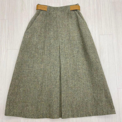 Christian Dior Flare Skirt B Condition Wool Multi Color Midi Length M