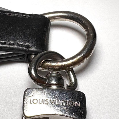 LOUIS VUITTON Monogram Eclipse Reverse Key Holder Capital LV M00337 Auth 121488