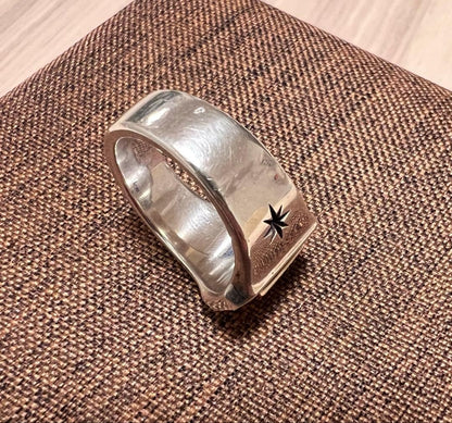 Atease K18 Thunderbird Combination Ring US Size 7 Indian