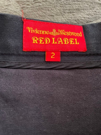 Vivienne Westwood RED LABEL Mini Skirt Size 2 Flare Design Navy Blue