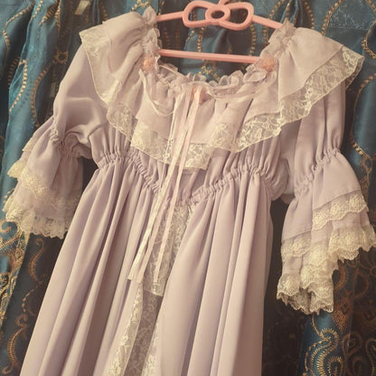 Alice and the Pirates Lavender Frill Lace Lolita Dress