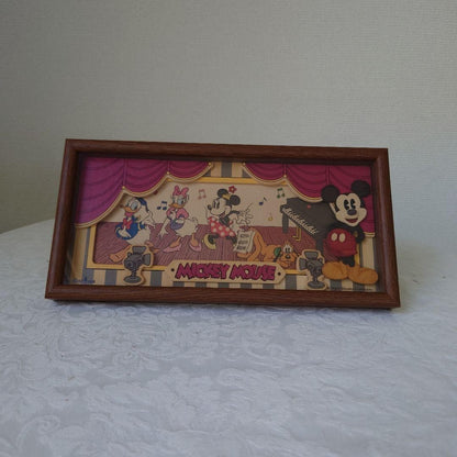 Disney Art Frame Mickey Mouse Vintage