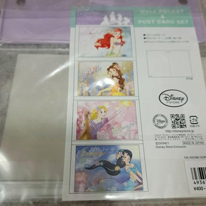 Disney Little Mermaid Ariel Sticky Notes with Case Princess Stationery Set New
