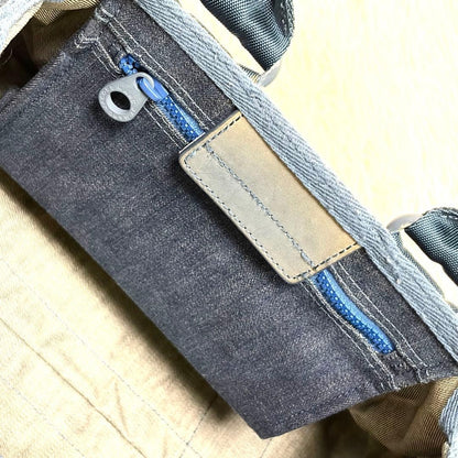 MARC JACOBS Denim Tote Bag Casual Blue 29 to 44 cm Width 24 cm Height