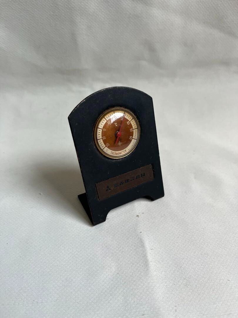 Antique] Showa Retro Mitsubishi Construction Machinery Thermometer