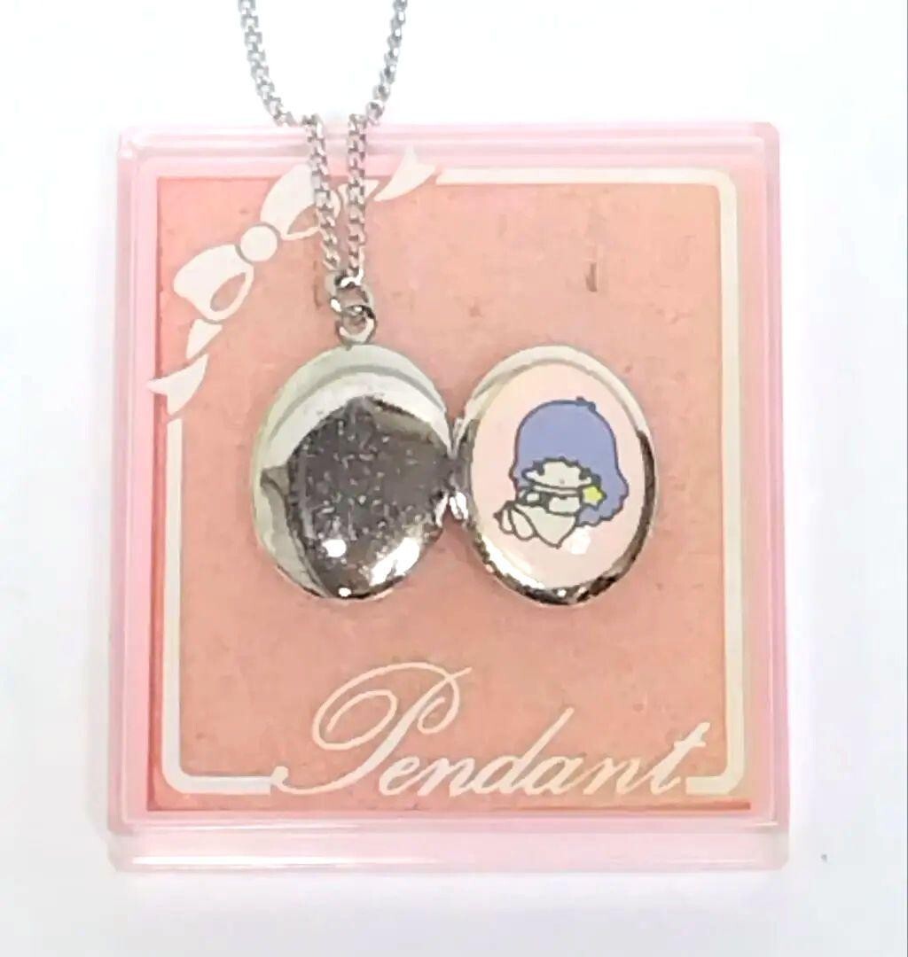 Sanrio Little Twin Stars Locket Pendant 1976 Kiki Lala Vintage Fancy Japan