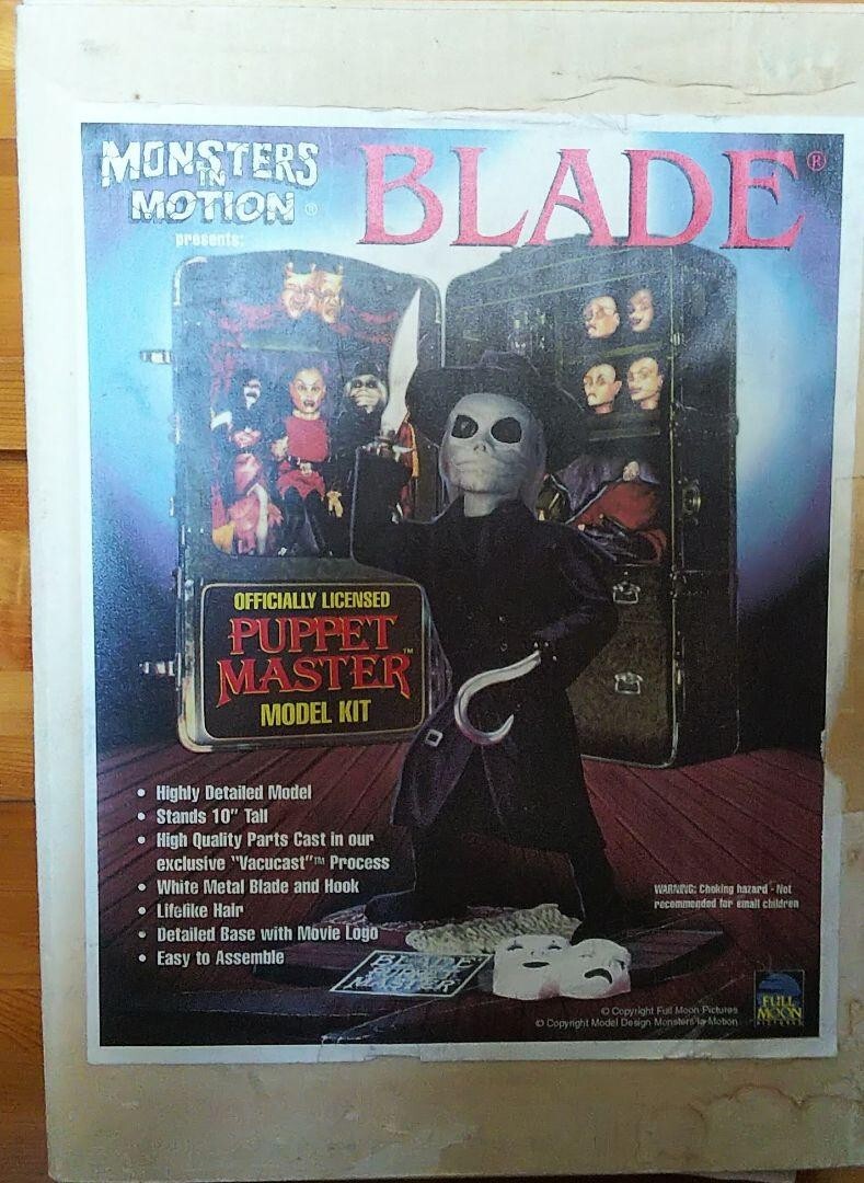 Puppet Master Blade Statue Garage Kit Full Moon Figure Unassembled Unused
