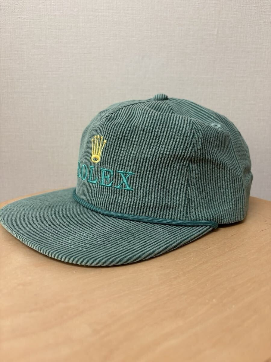 Rolex Green Corduroy hat adjustable Cap