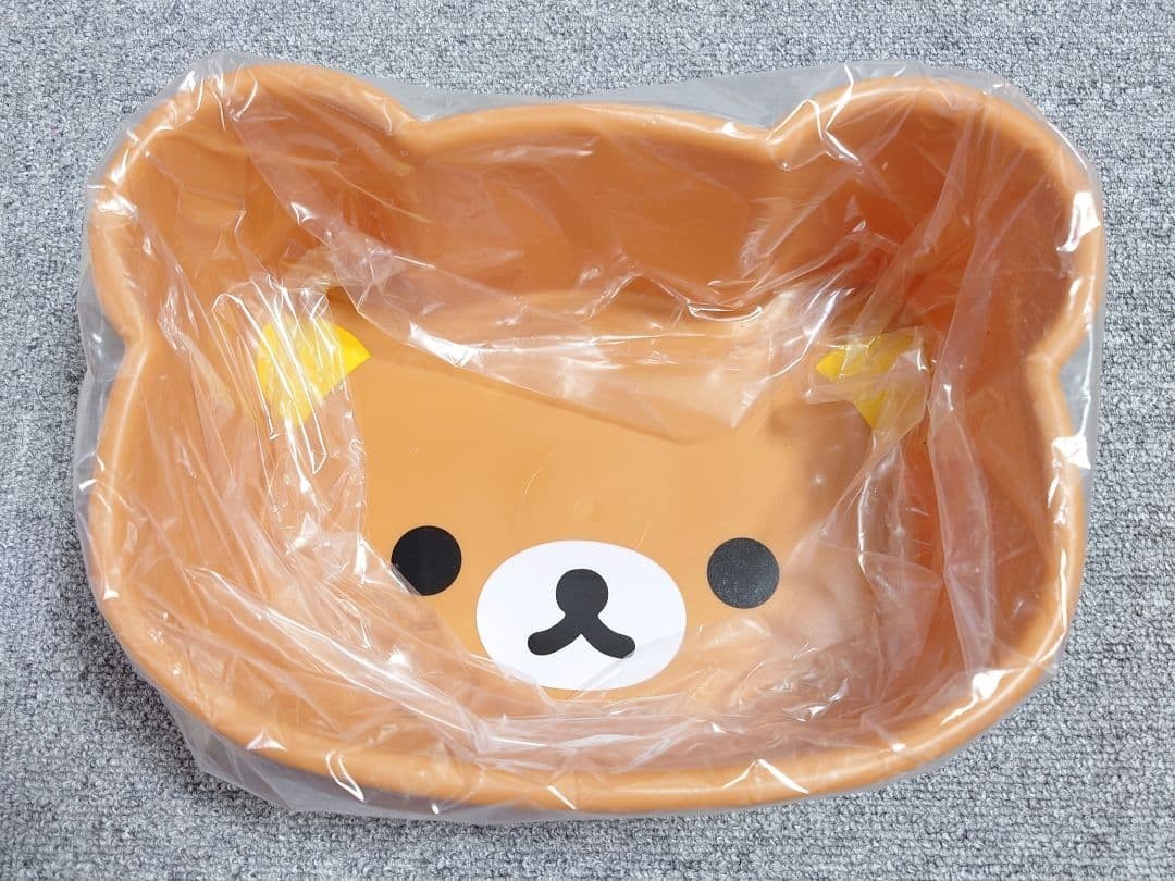 Rilakkuma Bath Set Cutout Tray, Dispenser, Sponge Unopened, Used