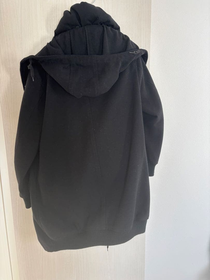Mercibeaucoup Coat Black L Winter Hooded