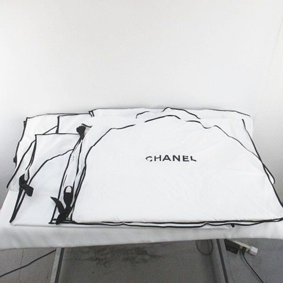 Chanel 5-piece set garment cover brand logo clothing storage different Used f776