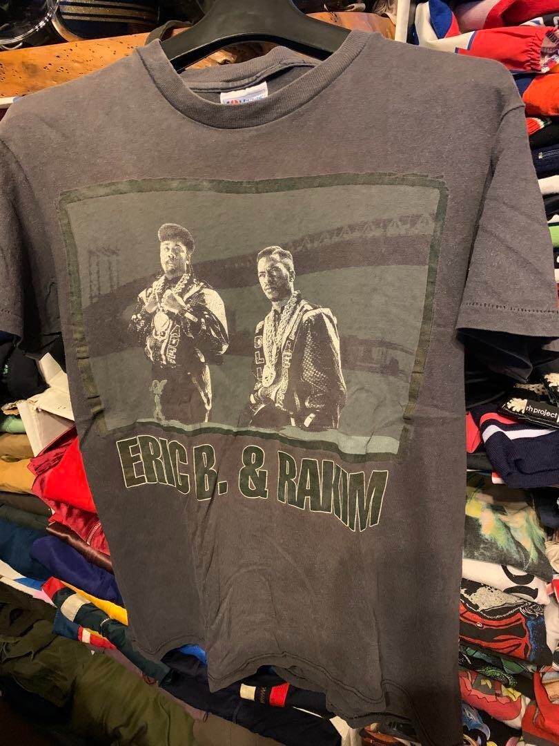 1988 Eric B and Rakim Men's T Shirt Size M Super Rare 80s Vintage Used