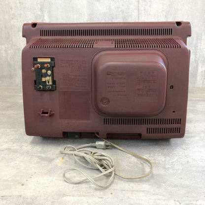 Toshiba CRT TV, Red, Vintage, Antique