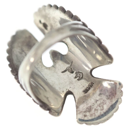 TADY & KING Ginawa Turquoise Eagle Ring Silver