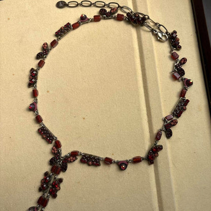 AYALA BAR Necklace Red Vintage