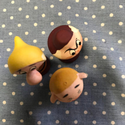 Disney Antique Snow White 7 Dwarfs Manga Kokeshi Dolls